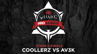 Coollerz vs Av3k - Quake Pro League - Stage 2 Finals - Day 1