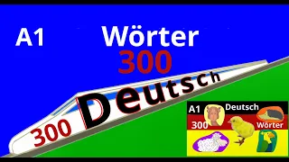 Deutsch Wörter 300 für Anfänger A1