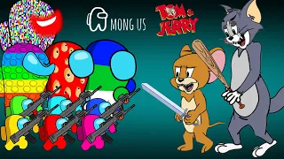 어몽어스 VS Tom & Jerry (Tom Cat) | Funny Among Us Animation