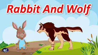 Rabbit And Wolf | Kids Short Story | Moral story for kids  | Panchatantra story | Animal story