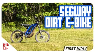 Segway Dirt E-Bike | First Ride