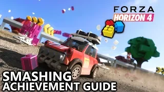 Forza Horizon 4 LEGO - Smashing Achievement Guide - How to Farm Bonus Cubes - Smash 500 Bonus Cubes