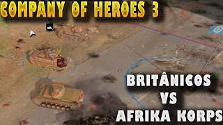 COMPANY OF HEROES 3: GAMEPLAY PT BR Partida 1x1 2x2  #coh3  #1x1  #coh3ptbr