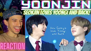 How Seokjin Loves Yoongi and Back | REACTION
