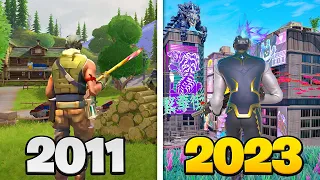 The *EVOLUTION* Of Fortnite.. (2011-2023)