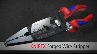 13 72 8 KNIPEX Forged Wire Stripper - Product Video