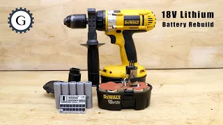 I rebuild 18V Battery for Dewalt XRP Drill