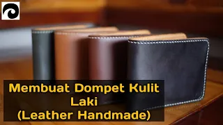 How to make leather wallet - Handmade Leather man wallet