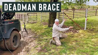 SADDLING A DEADMAN BRACE FOR PIPE FENCE (OR ANY CUSTOM ANGLE)