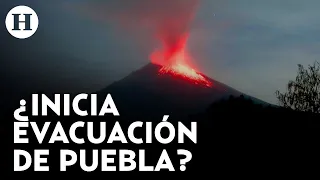 ¿Podrán evacuar a todos? Puebla se prepara ante posible erupción del volcán Popocatépetl