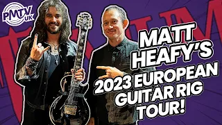 Matt Heafy's 2023 Trivium UK Tour Guitar Gear Rundown! - Stunning 7 String Epiphones!