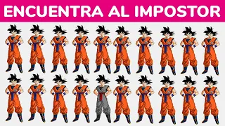 ENCUENTRA EL IMPOSTOR DE DRAGON BALL SUPER #2 🧐🐲 👁️  | ES MUY DIFICIL | RETO