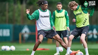 Schlenzer, Top-Paraden und viel Intensität: Die Highlights vom Werder Bremen-Training vor Leipzig!