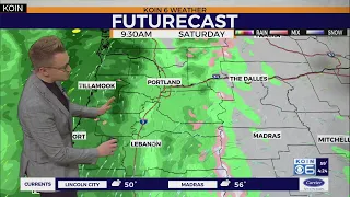 Soggy Saturday for Portland