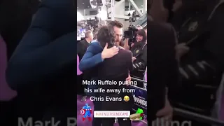 Remember when Mark Ruffalo pulls his wife away from Chris Evans tiktok avengerendgamebegins..