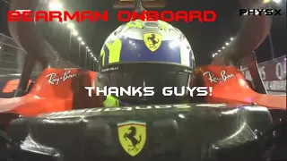 Ollie Bearman Thanking Ferrari After Race | Post Race Team Radio Jeddah 2024