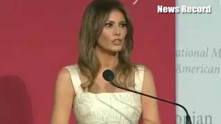 Melania Trump gives her inaugural gown to the Smithsonian's National Museum of American History