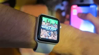 THIS IS MINECRAFT ON APPLE WATCH! He came out!