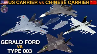 MODERNIZED 2025 US Carrier Group vs 2025 Chinese Carrier Group (Naval Battle 71) | DCS