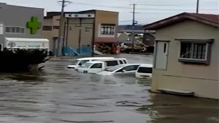 2011 Japan Tsunami - Nodamura Village. (Full Footage) No Sound.