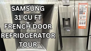 Samsung Refrigerator Tour / Review 31 Cu. Ft. French Door Fridge - W/ Water & Ice Dispenser