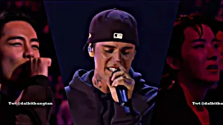 BTS Reaction to Justin Bieber Singing Peaches | Grammy Award 2022