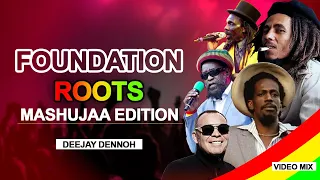 FOUNDATION ROOTS CALYPSO [MASHUJAA REGGAE VIDEO MIX] VOL 3 - DJ DENNOH ft gregory isaacs, bob marley