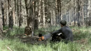 UK Foraging - Wild Nettle Soup - Bushcraft Lunch