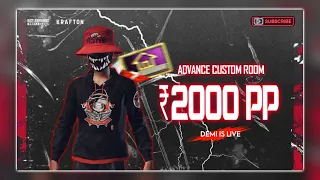 BGMI Classics & TDM 1V1 with PP to the winner|#DemiisLive #battlegroundsmobileindia #bgmi#pubgmobile