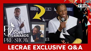 Lecrae's Past Looks, Dream Collab, and New Album?? | Q&A | GMA Dove Awards 2021 Red Carpet Pre-Show