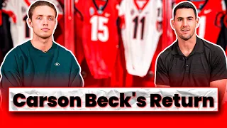 Georgia QB Carson Beck Speaks On Returning For The 2024 Season & Shares His Goals For The Year