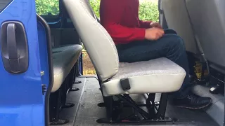 How to remove seats from Renault Trafic