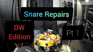 Snare Repair! DW Edition Pt 1