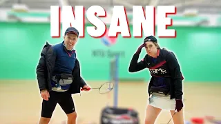 The Worlds Most Ridiculous Badminton Match