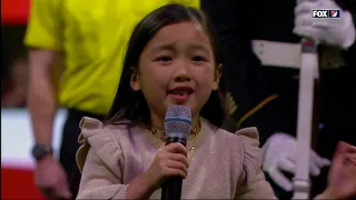 7 year old Malea Emma crushes the national anthem AGAIN at 2018 MLS Cup