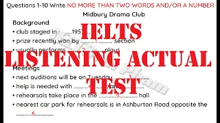 IELTS Listening Actual Test 2024 // Test 5 (With Answers)