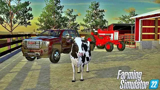 I Have $0, a Truck, and a Cow! (Roleplay) Farming Simulator 22