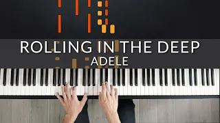 Rolling In The Deep - Adele | Tutorial of my Piano Cover