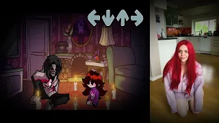 Friday Night Funkin' Trepidation 1.5 Jeff The Killer vs Baby GF In Real Life | Lullaby Song