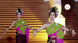 Thai traditional dance ฟ้อนจุ่มส่าหรีศรีนครพิงค์ โดยไอยรัศมิ์โชว์  Iyarus show