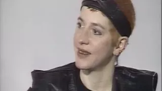 Kathy Acker at the ICA, 1986