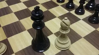 Шахматы. Слон за 2 хода ловит короля. Прекрасный мат. Обучение шахматам. Шахматная ловушка.