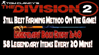 The Division 2 - 1 Hour Legendary Summit Farm!  Best Solo Farming Method!  Bighorn? (Time Stamps)