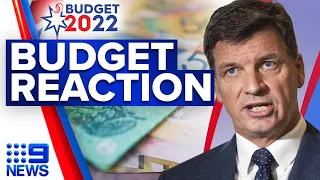 Federal Budget 2022: Shadow Treasurer Angus Taylor reacts to budget | 9 News Australia