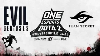 [RU] Evil Geniuses vs Team Secret BO3 - ONE Esports Dota 2 World Pro Invitational @4liver_r