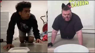 Tik tok reactions Johnni Riddlin eating like a CAT!