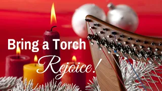 BRING A TORCH REJOICE! Christmas harp music by Anne Crosby Gaudet