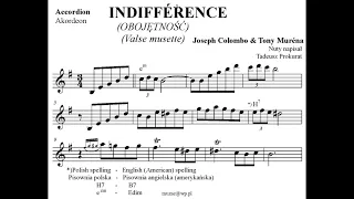 Indifférence - Joseph Colombo & Tony Muréna (Akordeon - Nuty)