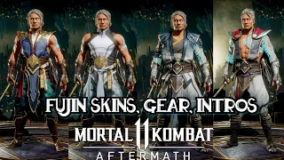 Mortal Kombat-11 FUJIN SKINS, GEAR & INTROS