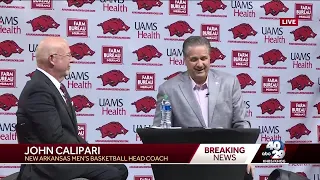 Calipari addresses Hogs fans for the first time